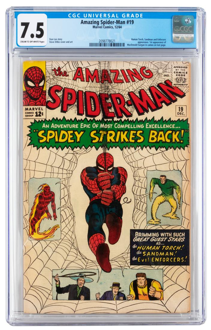 AMAZING SPIDER-MAN #19, CGC 7.0, "SPIDEY STRIKES BACK!" (1 of 2)