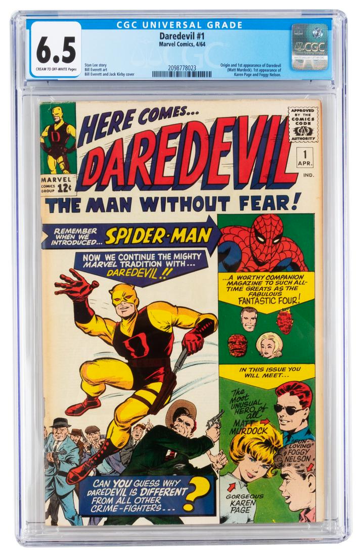 DAREDEVIL #1 * CGC 6.5 * EVERETT with Kirby and Ditko (1 of 2)