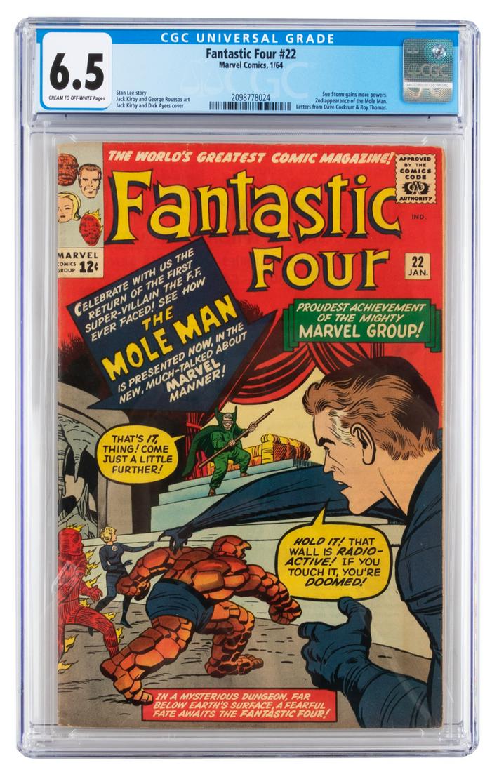 FANTASTIC FOUR #22 * CGC 6.5 * The MOLE MAN Returns (1 of 2)