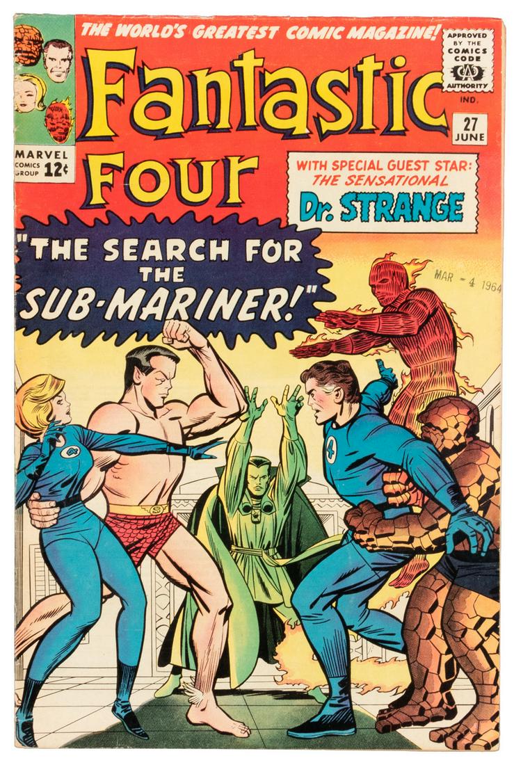 FANTASTIC FOUR #27 * 5.0 * Sub-Mariner and Dr. Strange (1 of 2)