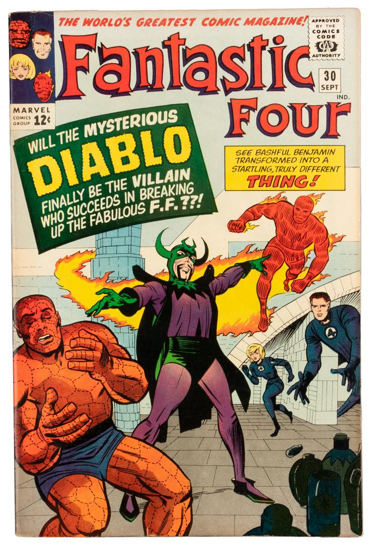FANTASTIC FOUR #30 * 6.5 * 1st Diablo (1 of 2)