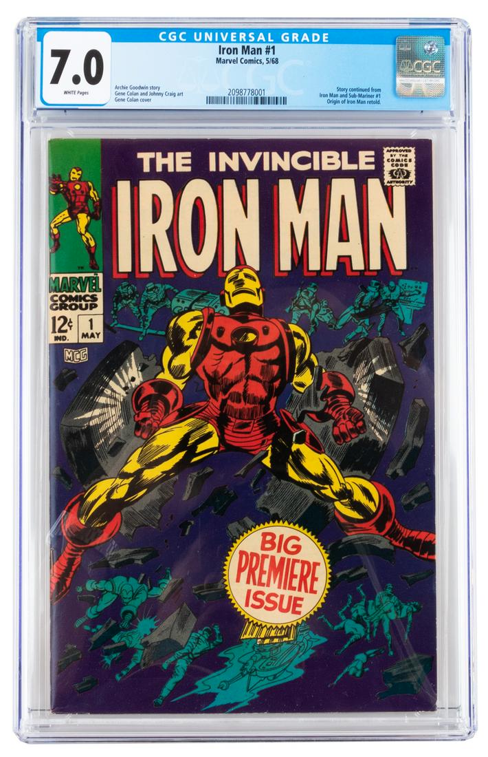 IRON MAN #1 * CGC 7.0 * Premiere Ish, 1968 (1 of 2)