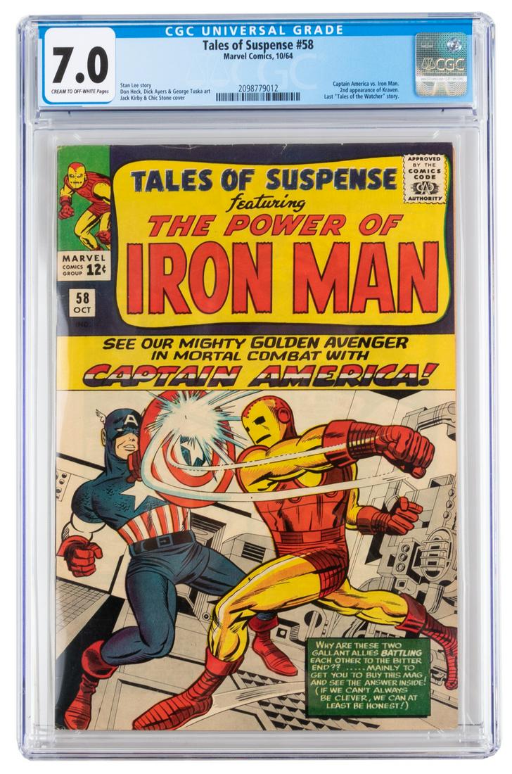 TALES of SUSPENSE #58 * CGC 7.0 * Iron Man vs Captain (1 of 2)