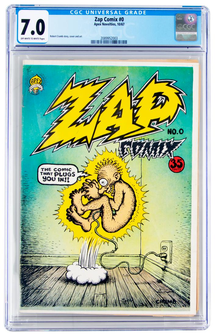 ZAP COMIX #0, 1st Printing * CGC 7.0 * Robert CRUMB (1 of 2)