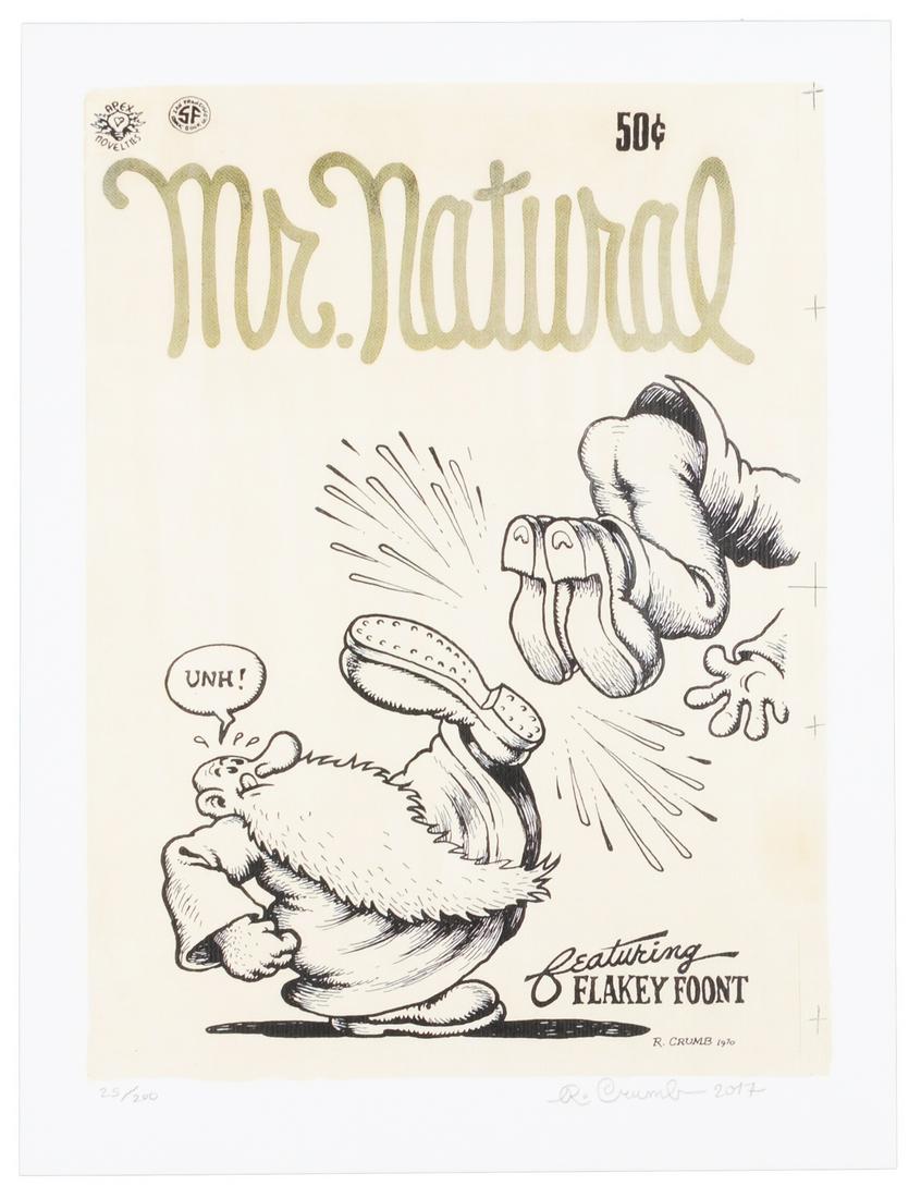 R. Crumb MR. NATURAL Print Signed Ltd Ed. of 200 (1 of 1)