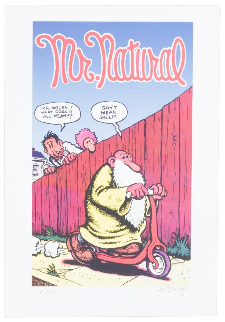 R. Crumb MR. NATURAL Print Signed Ltd Ed. of 250 (1 of 1)