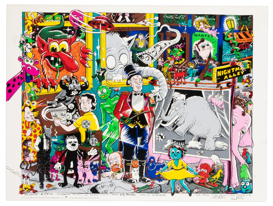 Kim Deitch NIGHTMARE ALLEY Signed, Numbered Print (1 of 3)