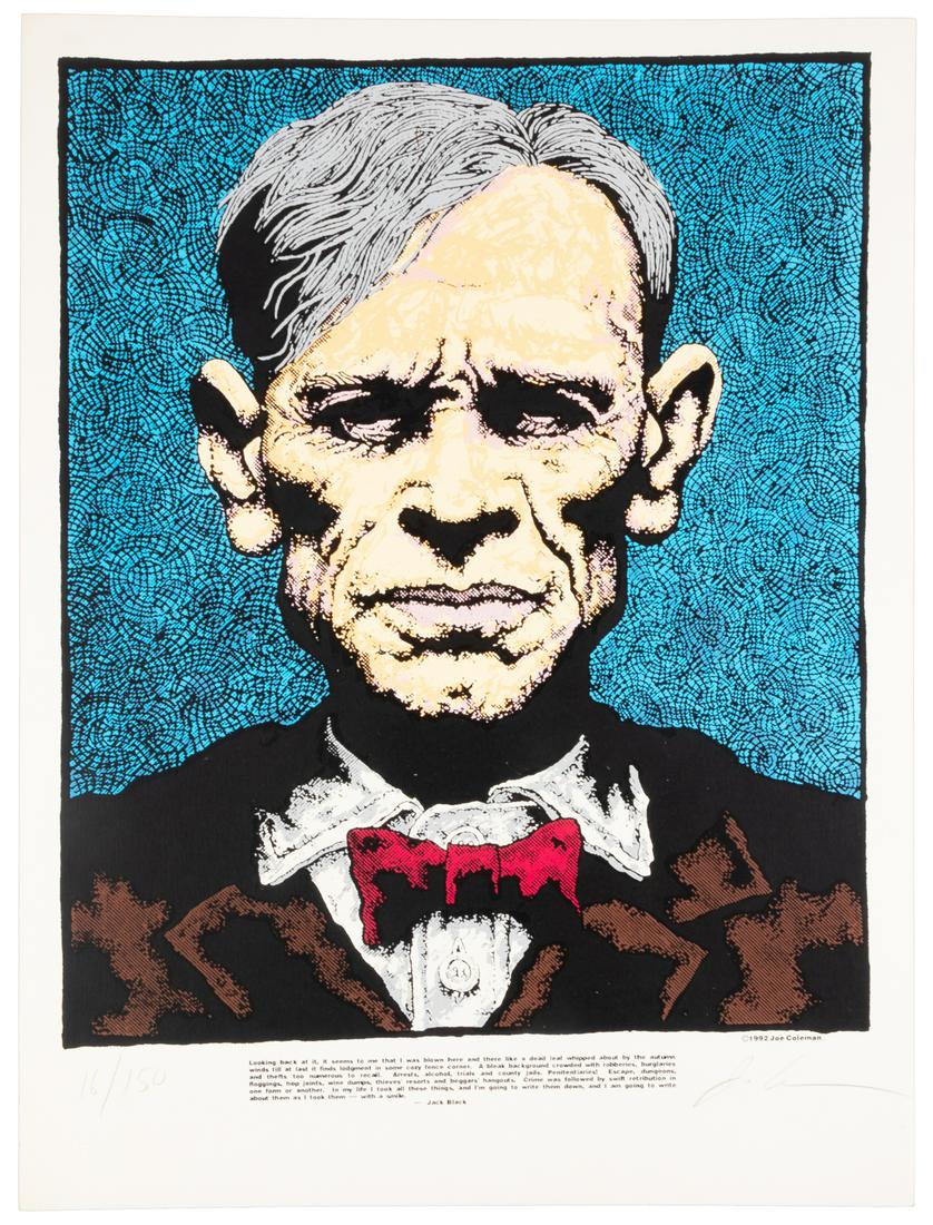 Joe COLEMAN Signed Limited Jack Black Poster (1 of 3)