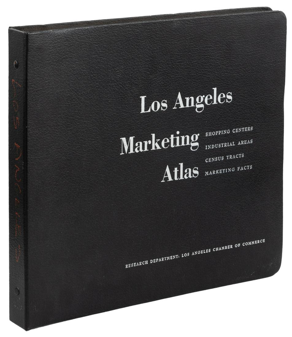 Rare marketing atlas for Los Angles at mid-century (1 of 5)