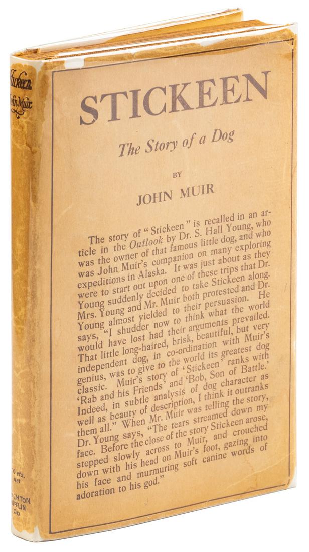 John Muir Stickeen, signed with very rare dust jacket (1 of 4)