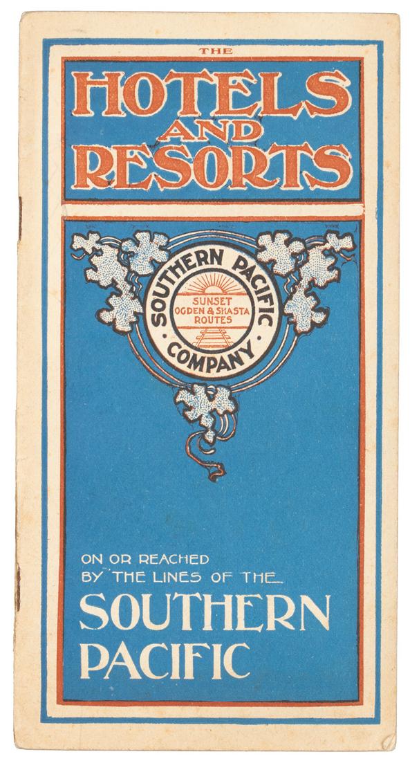 Western hotels reached by Southern Pacific lines, 1903 (1 of 3)