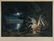 133: Currier & Ives, Night by the Camp-Fire lithograph
