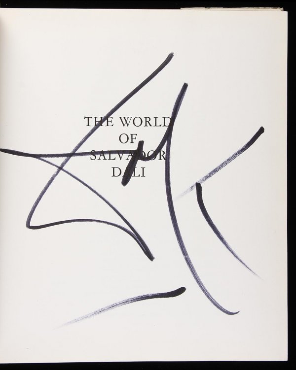 World of Salvador Dali 1st Ed. Sgd. in jacket