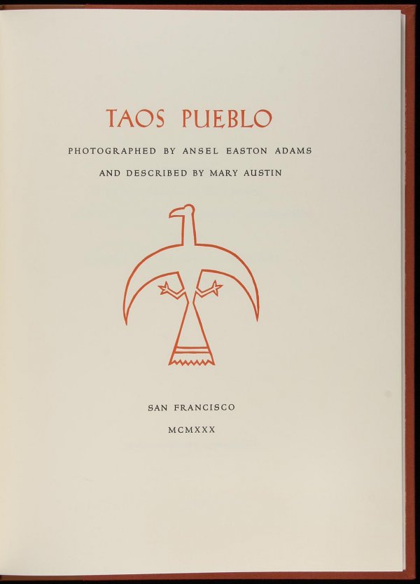 Ansel Adams - Taos Pueblo - 1 of 950 copies - 2