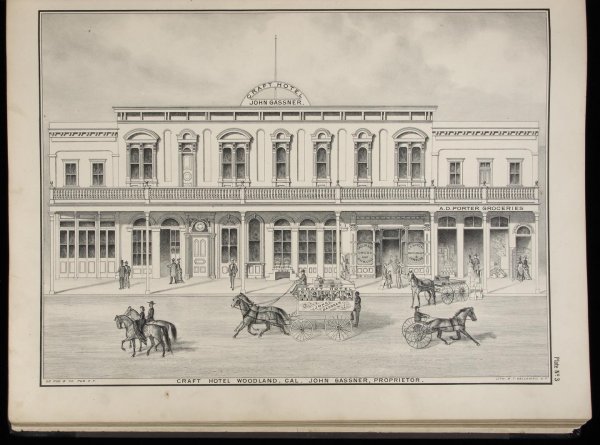 Yolo County California Illustrated Atlas 1879