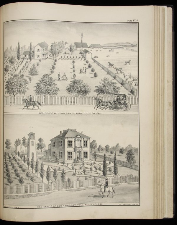 Yolo County California Illustrated Atlas 1879 - 4