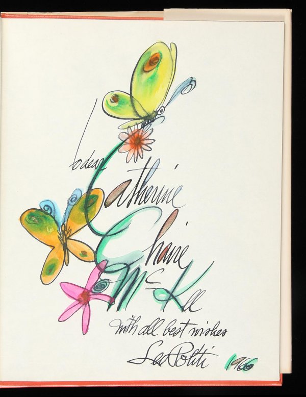 Leo Politi The Butterflies Come With Orig. Sketch