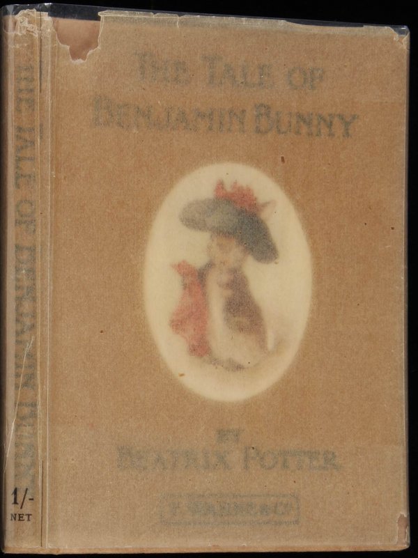 Tale of Benjamin Bunny in Glassine DJ 1905