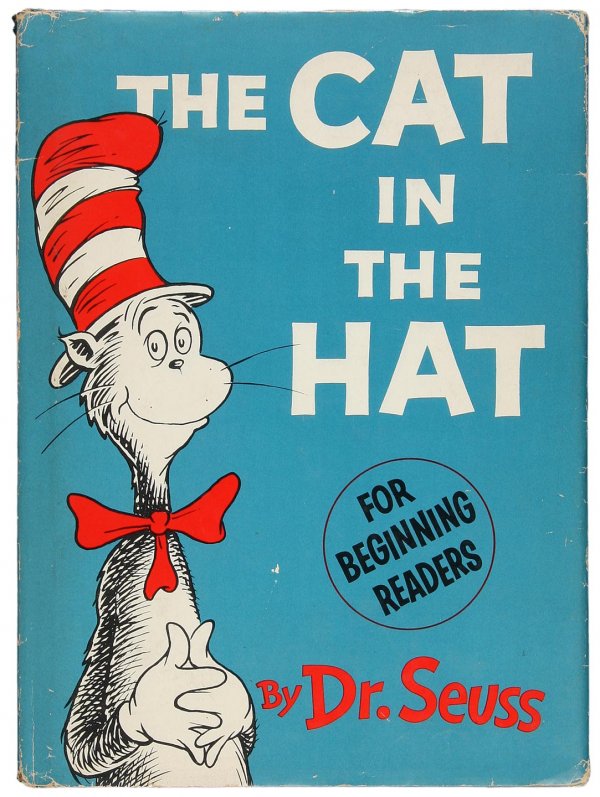 Dr. Seuss, Cat in the Hat, 1st Ed 1st Ptg. in dj