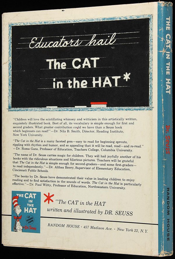 Dr. Seuss, Cat in the Hat, 1st Ed 1st Ptg. in dj - 2