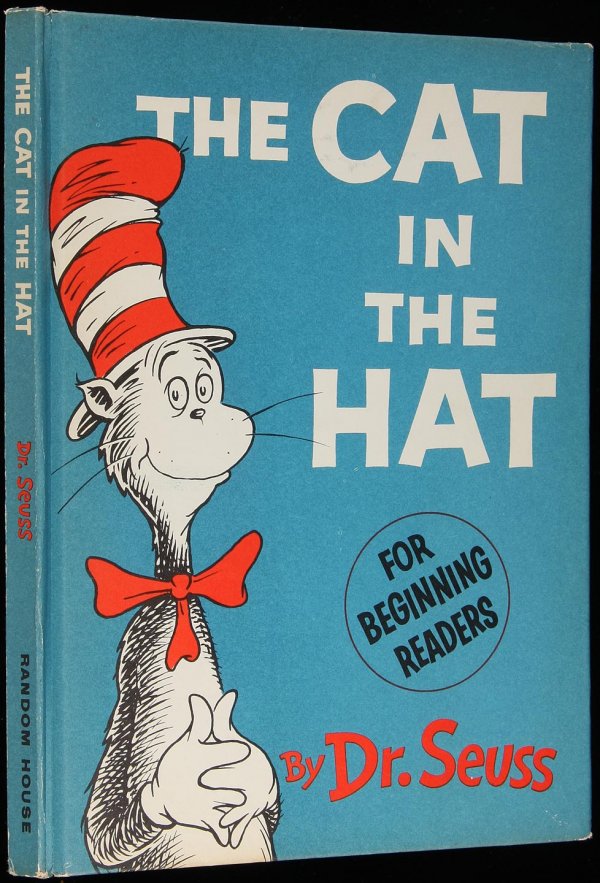 Dr. Seuss, Cat in the Hat, 1st Ed 1st Ptg. in dj - 3