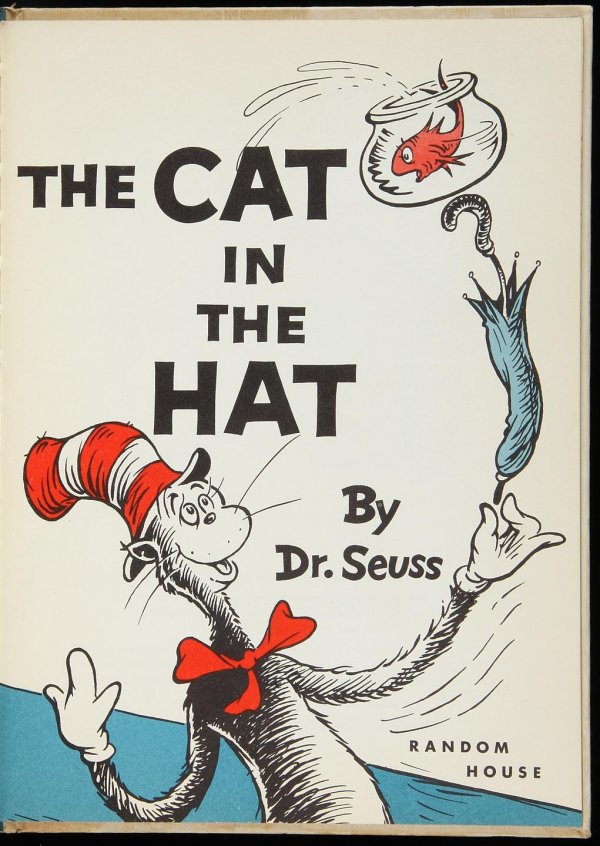 Dr. Seuss, Cat in the Hat, 1st Ed 1st Ptg. in dj - 4