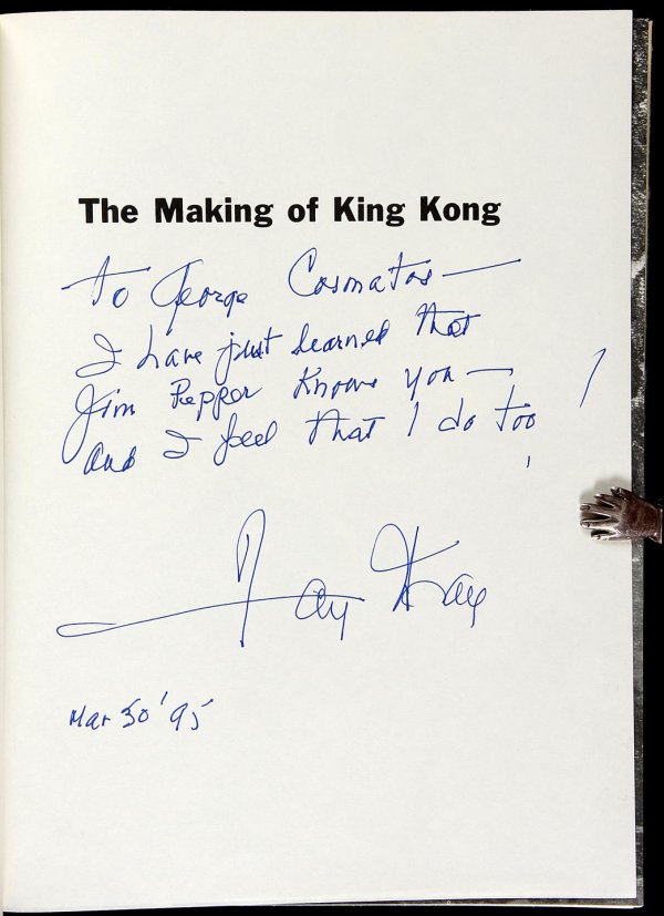 Making of King Kong Signed by Fay Wray