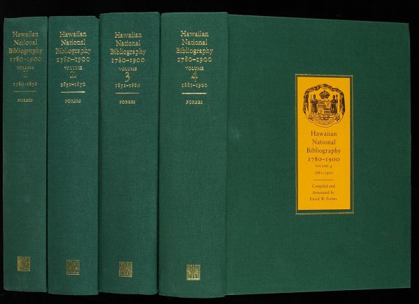 David Forbes Hawaiian National Bibliography