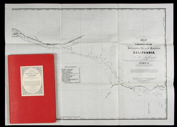 Facsimile of Jefferson's Rare 1849 Map