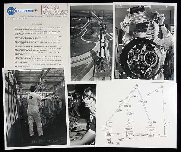 1970s NASA Photos, Press Passes, Briefs, Logos - 3