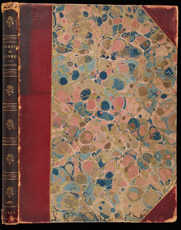 Britton's Memoirs of John Aubrey with A.L.s.