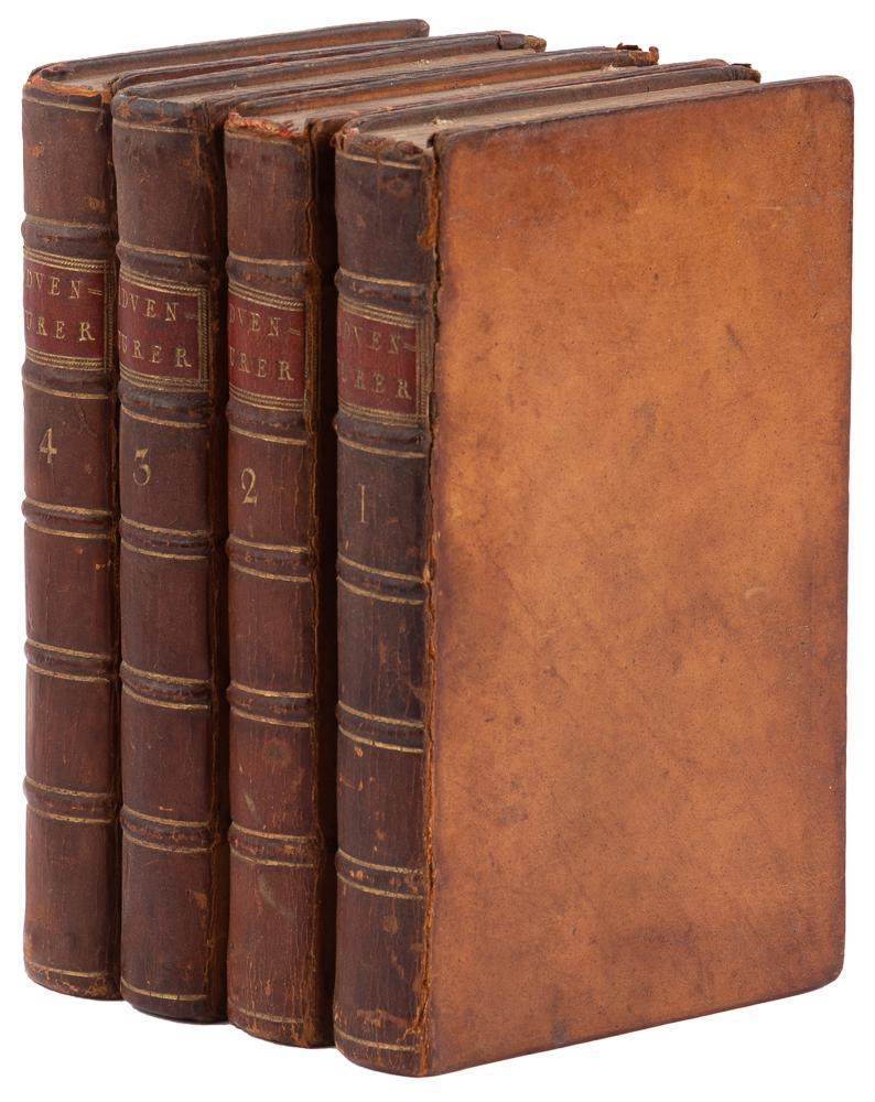 The Adventurer, 1770: Heading: (Samuel Johnson) Author: Title: The Adventurer Place Published: London Publisher:Printed for W. Strahan, et al Date Published: 1770 Description: 4 volumes. [2], 30