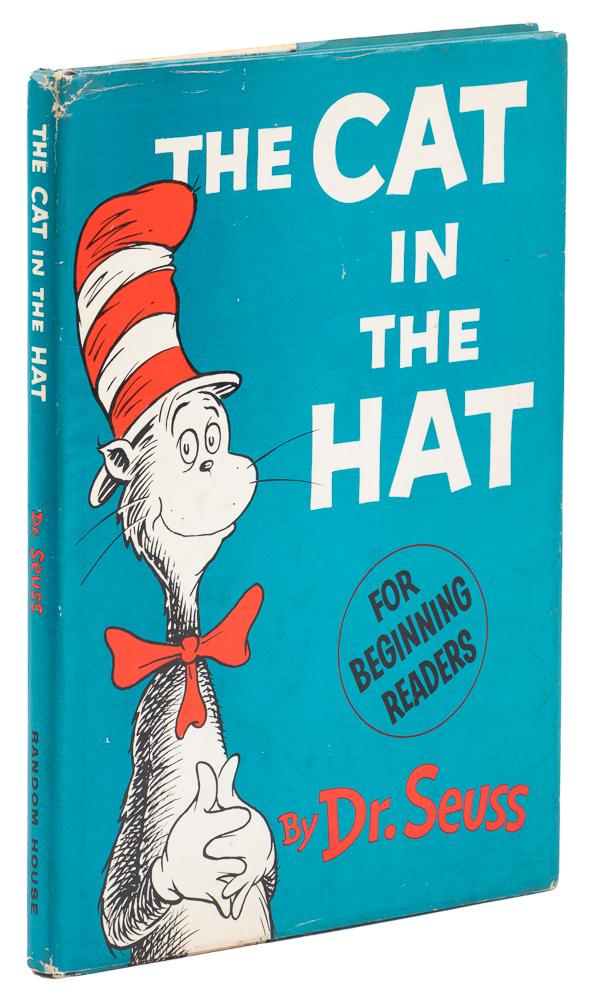 Cat in th Hat 3rd printing with jacket.: Heading: Author: Seuss, Dr. Title: The Cat in the Hat Place Published: [New York] Publisher:Random House Date Published: [1957] Description: 2], 61, [1]. Illustrated throug