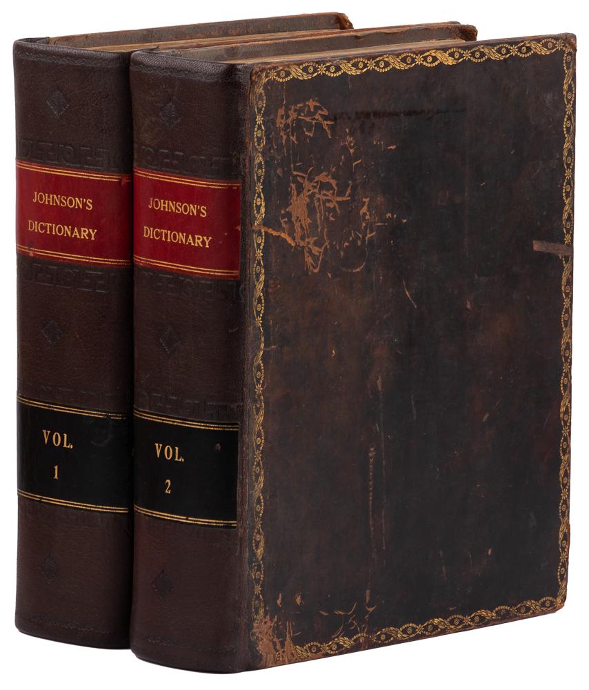 Johnson's Dictionary 2 volumes 1799 (1 of 6)