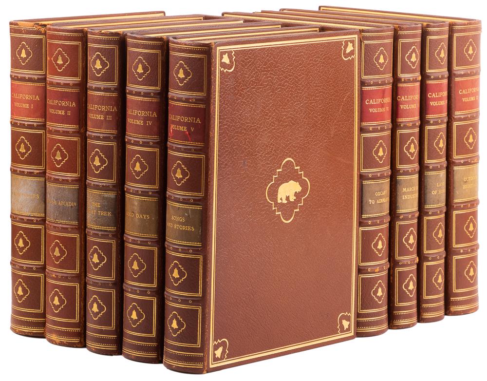 California series signed by California pioneers: Heading: (California Series) Author: McCarthy, John Russell, editor Title: California Place Published: Los Angeles Publisher:Powell Publishing Co. Date Published: [1928-1929] Descriptio
