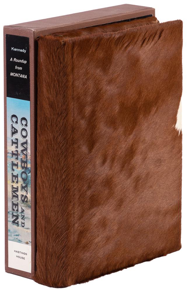 Cowboys and Cattlemen w/ original frontis: Heading: (Fellows, Fred) Author: Kennedy, Michael S., editor Title: Cowboys and Cattlemen; A Roundup from Montana, the Magazine of Western History Place Published: New York Publisher:Hastings House