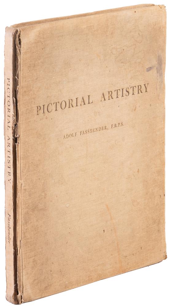 Signed by Fassbender, stunning pictorialist gravures: Heading: Author: Fassbender, Adolf Title: Pictorial Artistry The Dramatization of the Beautiful in Photography Place Published: New York Publisher:B. Westermann Company, Inc. Date Published: </