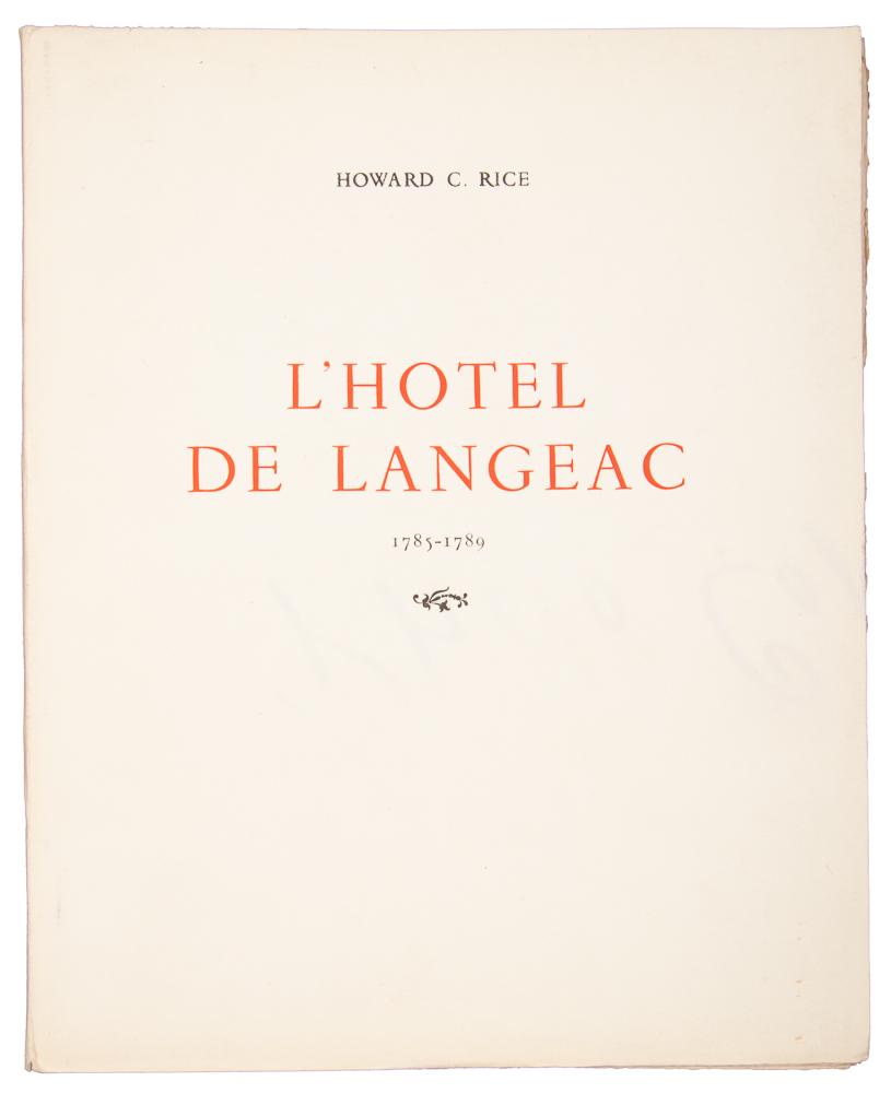 Jefferson at L'Hotel de Langeac, 1785-1789 (1 of 1)