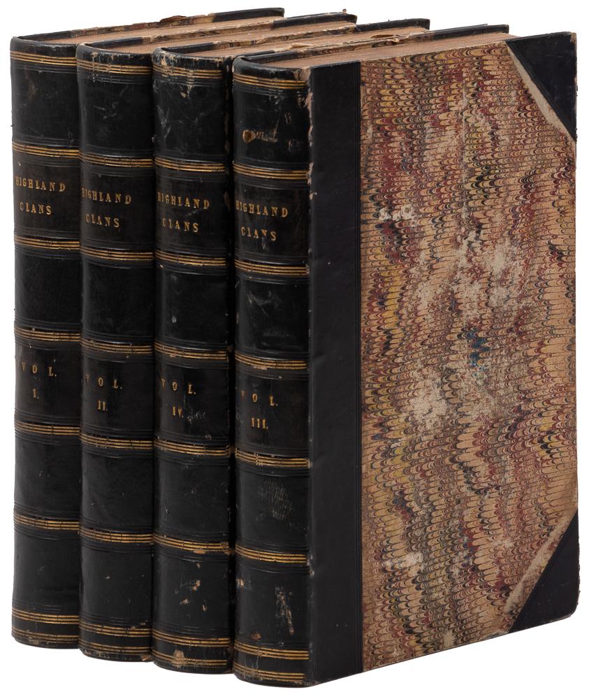 History of the Highland Clans w/color map 1848 (1 of 3)