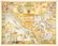 Color pictorial map of Panama Mail Steam Ship route