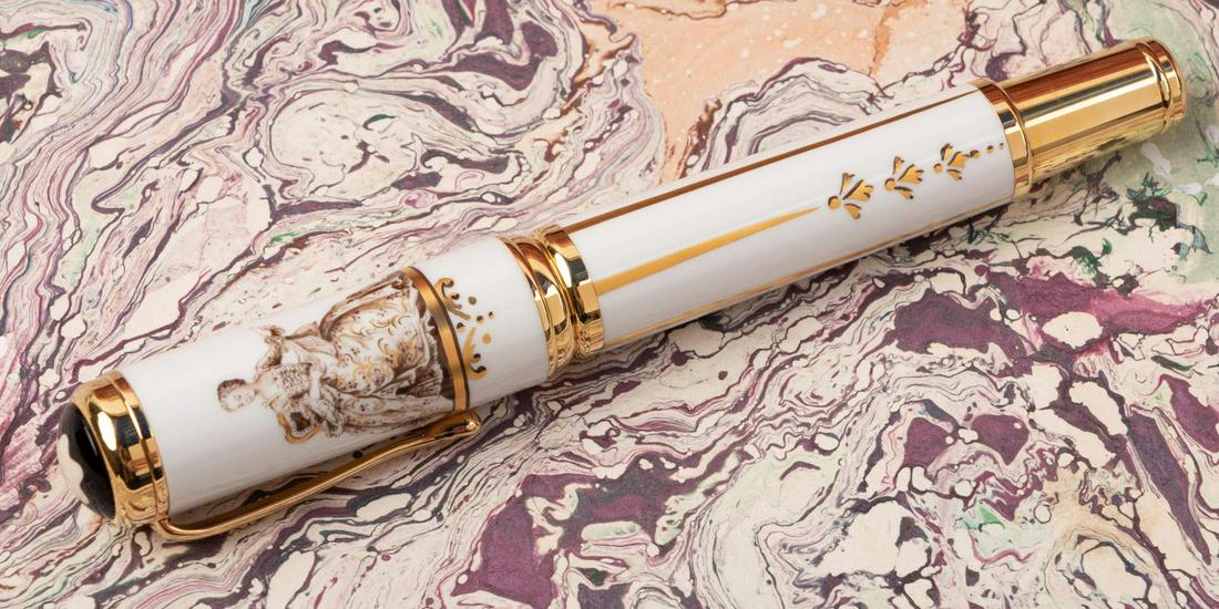 MONTBLANC Patron 888: MARQUISE de POMPADOUR Fountain (1 of 5)