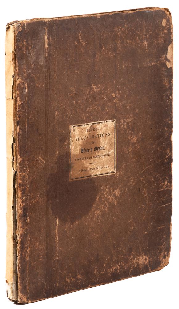 William Blake engravings for Blair's Grave 1808: Heading: (Blake, William) Author: Blair, Robert Title: The Grave, a Poem Place Published: London Publisher:Printed by T. Bensley... for the Proprietor, R.H. Cromek Date Published: 1808