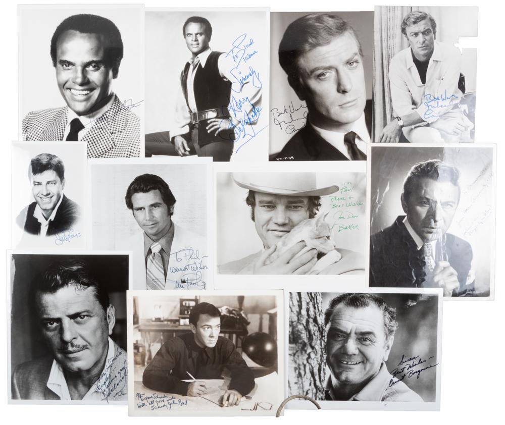 Mid-20th century movie actor autographs (1 of 2)