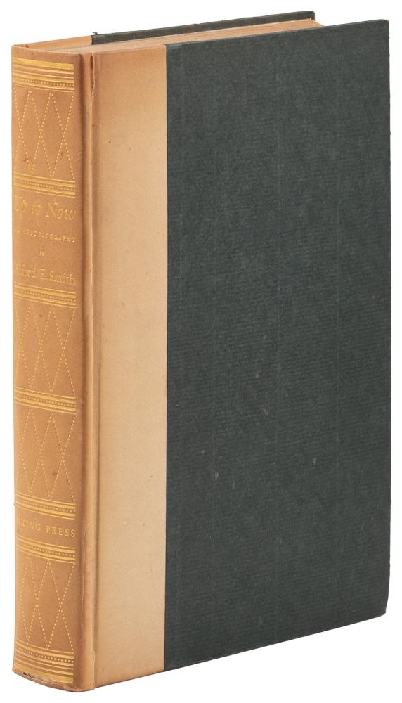 Autobiography of Alfred E. Smith, signed (1 of 2)
