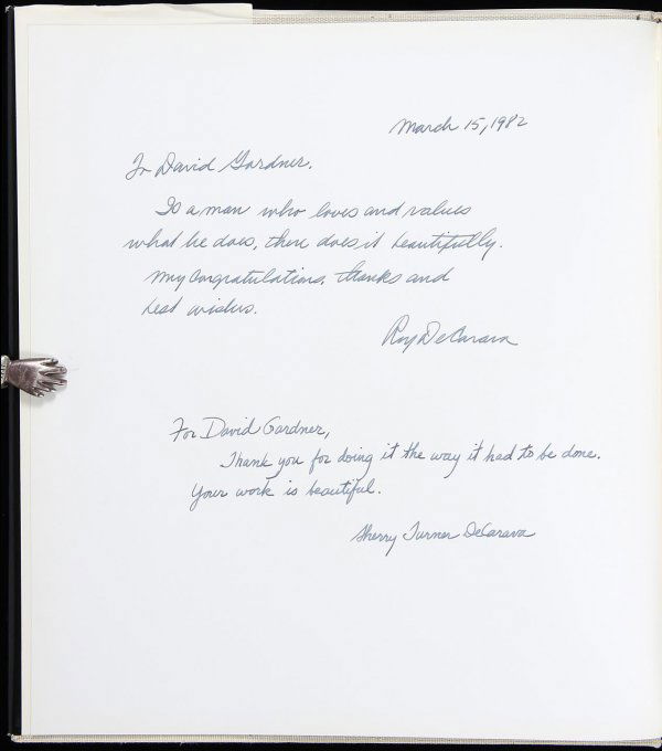 Roy DeCarava Photographs inscribed: Title: Photographs Author: DeCarava, Roy Description: Edited by James Alinder. Introduction by Sherry Turner DeCarava. Illustrated throughout from photographs by Roy DeCarava. 12x10¾, linen, jacket.