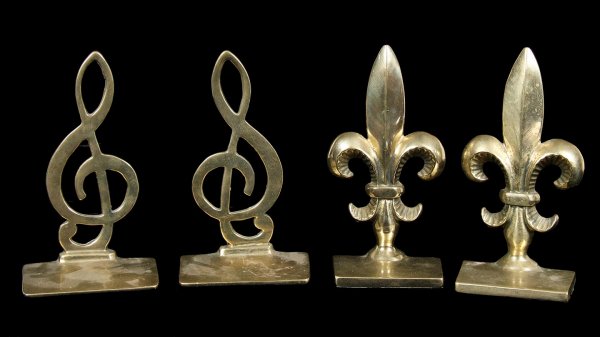 8 pairs of vintage decorative bookends - 2