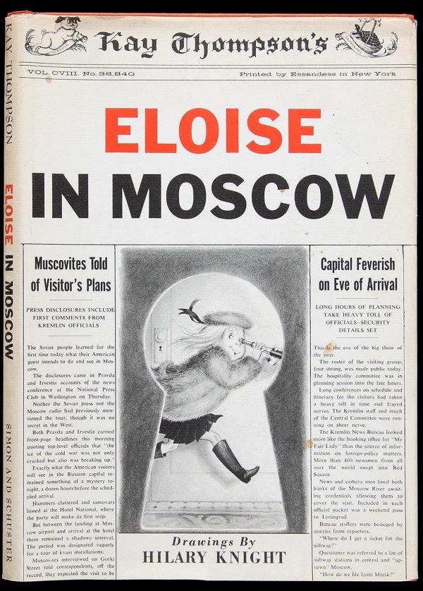 Eloise in Moscow 1st ed signed by Hilary Knight - 2