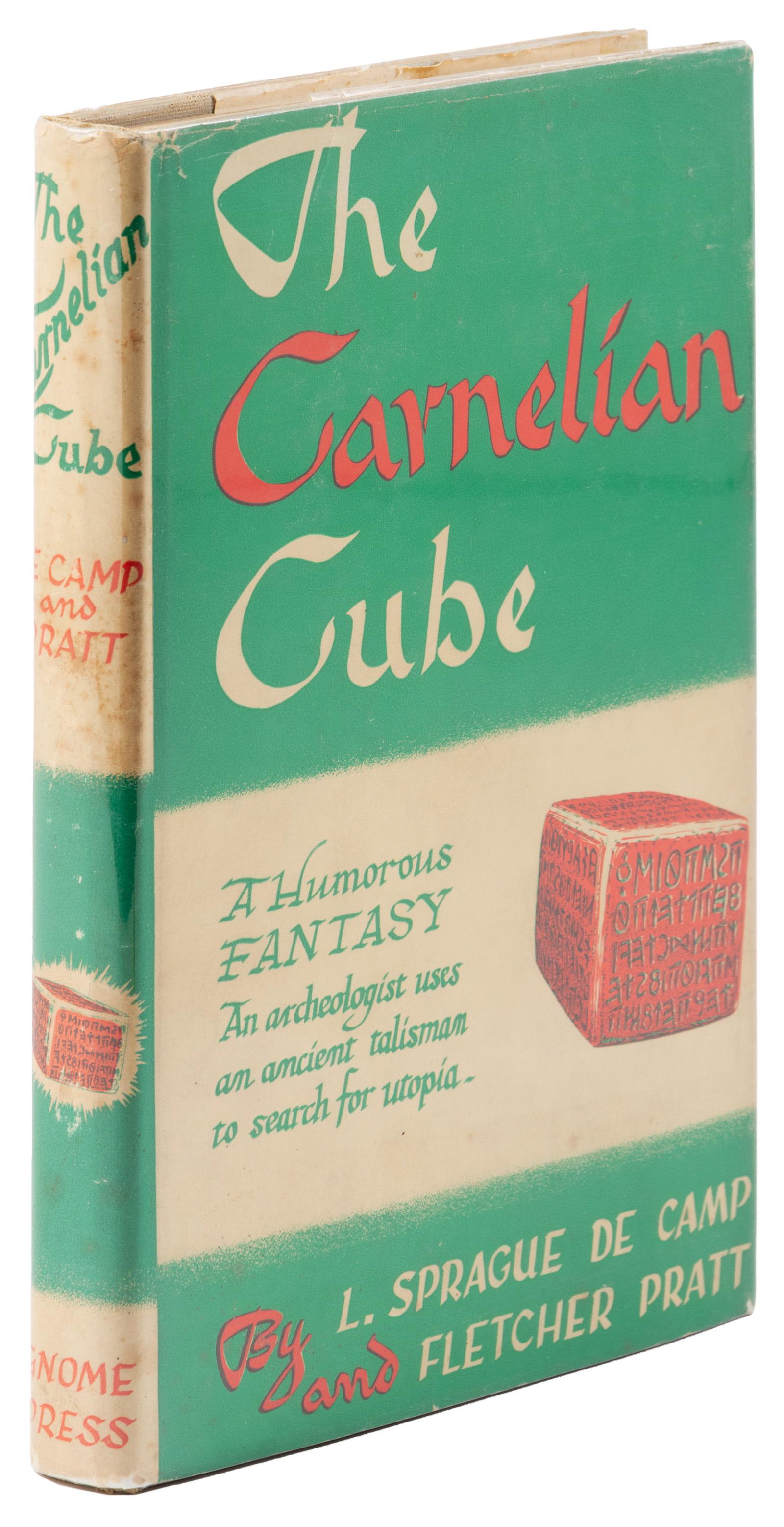 The Carnelian Cube signed by de Camp: Heading: Author: De Camp, L. Sprague & Fletcher Pratt Title: The Carnelian Cube Place Published: New York Publisher:Gnome Press Date Published: 1948 Description: (8vo) original