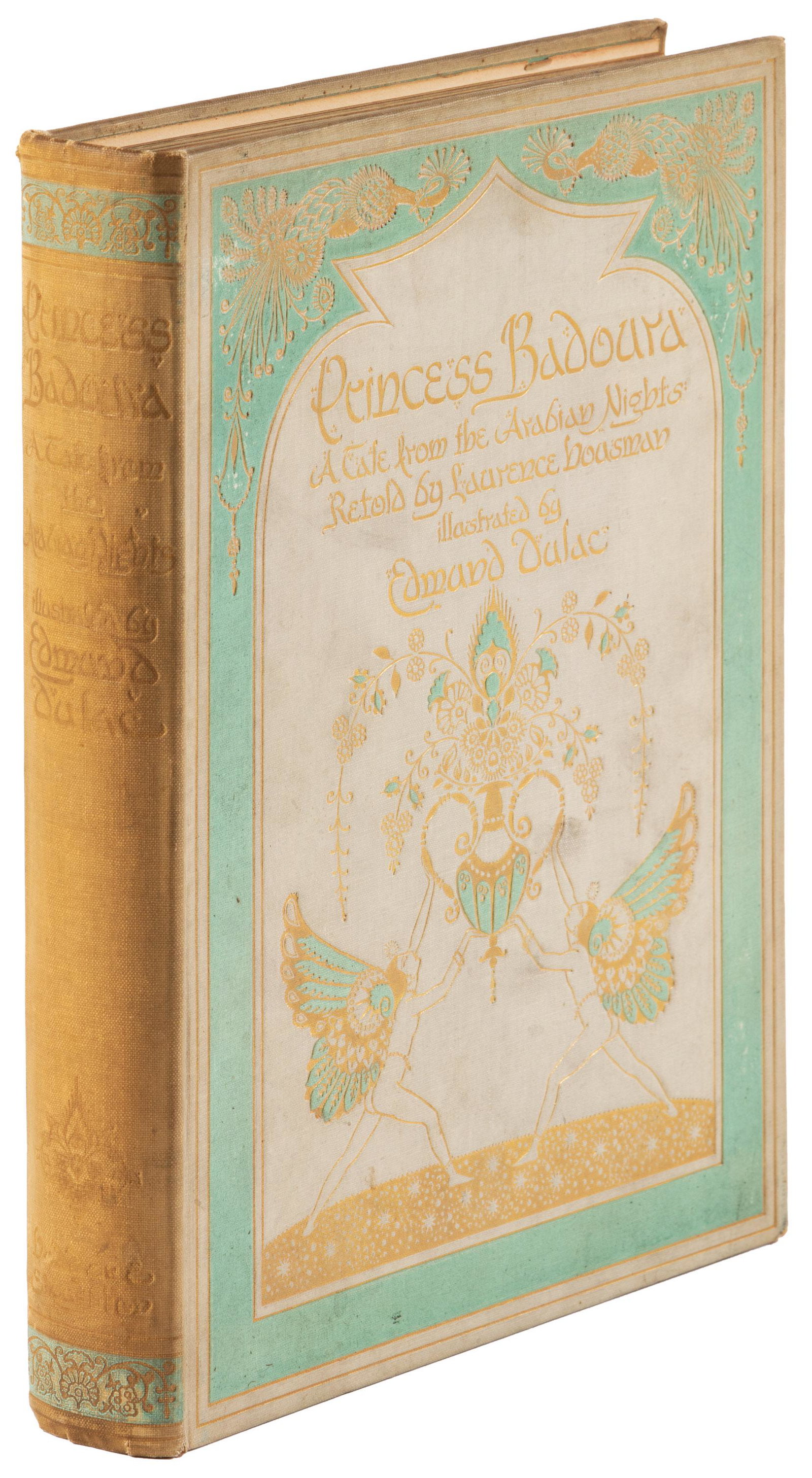 Princess Badoura illustrated by Edmund Dulac: Heading: (Dulac, Edmund, illustrator) Author: Housman, Laurence Title: Princess Badoura: A Tale from the Arabian Nights Place Published: [London] Publisher:Hodder and Stoughton Date Published: </