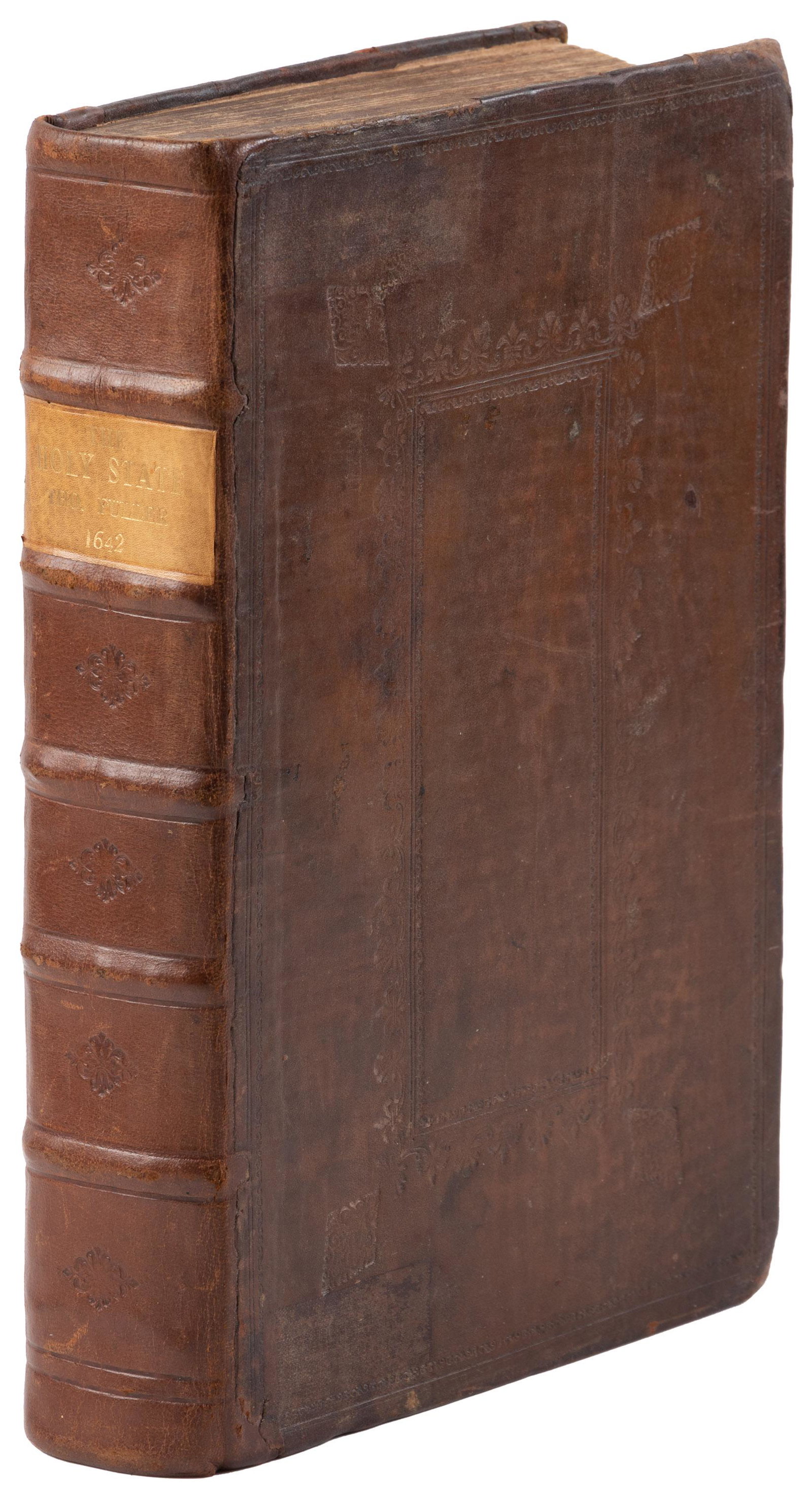 Fuller's 1642 history of the Crusades: Heading: Author: Fuller, Thomas Title: The Historie of the Holy Warre Place Published: Cambridge Publisher:Printed by Roger Daniel to be sold by John Williams Date Published: 1642 Desc